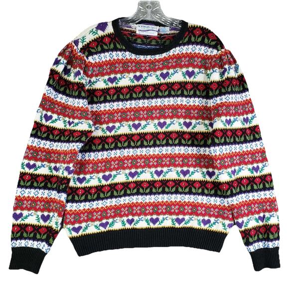 Northern Isles Sweaters - Vintage Northern Isles Sweater Womens Large Ramie Chunky Hand Knitted Grandma